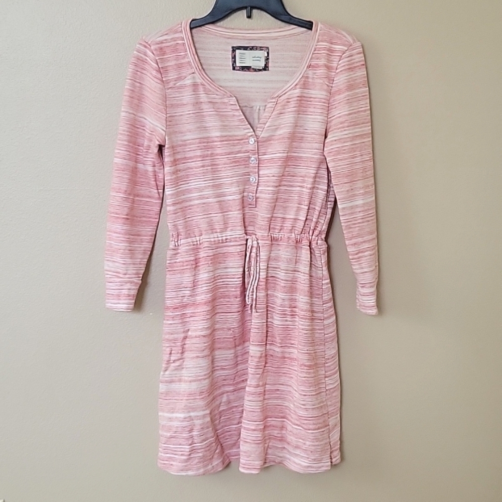 Anthropologie Saturday Sunday Poppy Space Dye Lounge Dress - Size Small